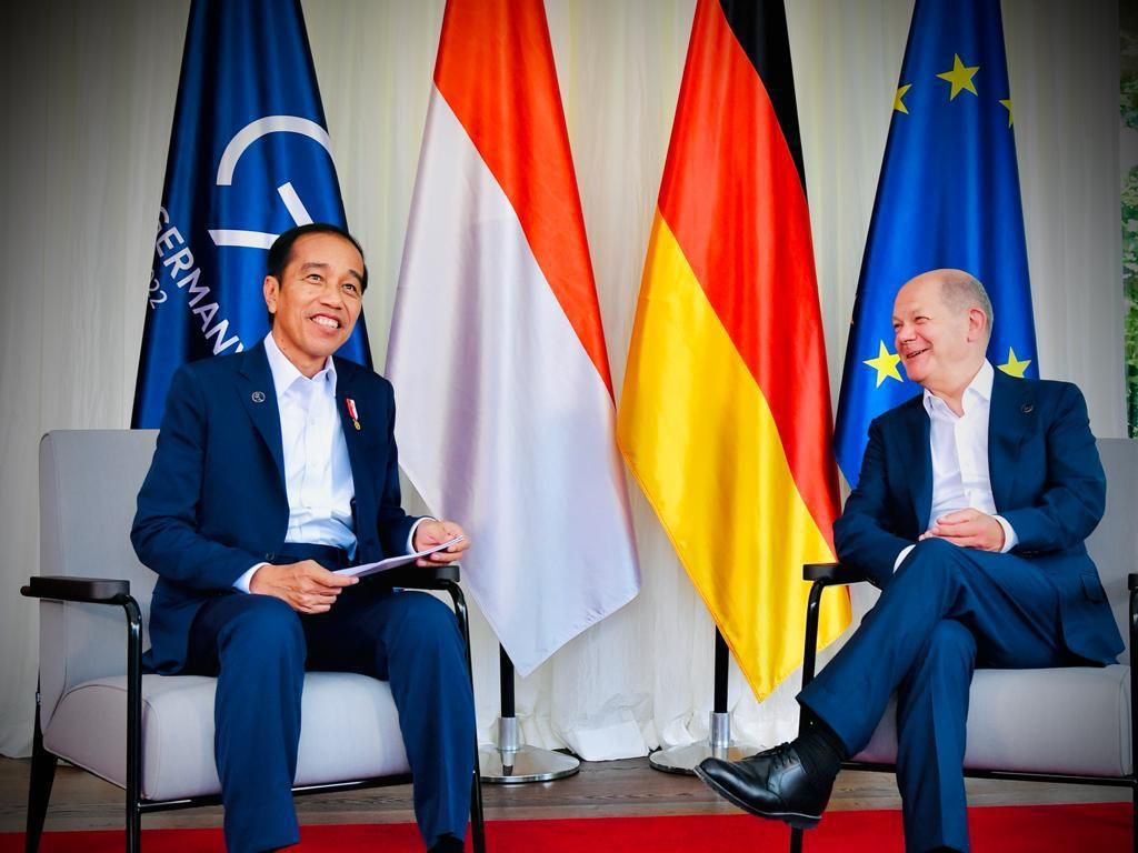Bertemu Kanselir Olaf, Jokowi Ajak Jerman Investasi Energi Baru Terbarukan