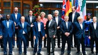 Suasana Hangat Jokowi Bareng Pemimpin Negara di Sela KTT G7