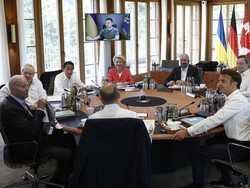 Di Hadapan G7, Zelensky Minta Sistem Pertahanan Udara