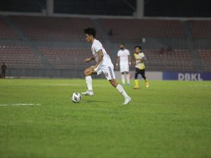 Aksi Winger PSM Rizky Eka Cetak Gol-Assist Perdana Saat Lawan Tampines
