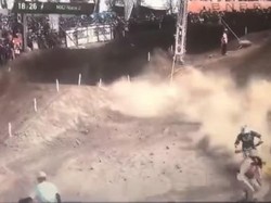 Viral Marshal Ditabrak Crosser MX2 di Sirkuit Samota, IMI NTB Buka Suara