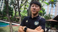 Selama membela Timnas Korea U-23 dan senior, Kim Min-jae juga menjadi anak asuh Shin Tae-yong, pelatih yang kini memimpin Timnas Indonesia. (Foto: Andhika Prasetia/detikcom)