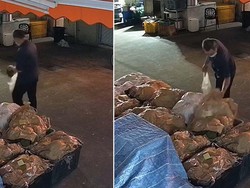 Super Baik! Tukang Durian Malah Lakukan Ini Saat Pergoki Pencuri