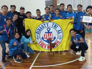 Taekwondo Dinasty TNI AL Denpasar Juara Umum Ngurah Harta Cup 2022