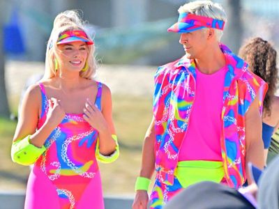 Ngejreng Mentereng! Margot Robbie dan Ryan Gosling di Lokasi Syuting Barbie