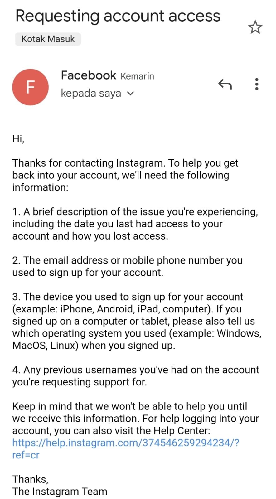 Cara Kembalikan Akun Instagram Setelah Deactive