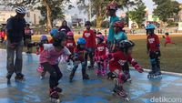 Melihat Atlet Muda Sukabumi Berlatih Sepatu Roda