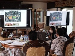 Pemkot Mojokerto Tambah Trotoar, Desain Terinspirasi Spirit Mojopahit