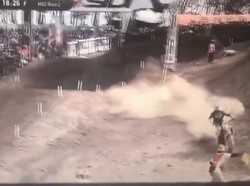 Ditabrak Crosser MX2, Riski Minta Panitia Bantu Biaya Berobat