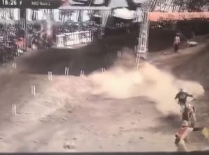 Ditabrak Crosser MX2, Riski Minta Panitia Bantu Biaya Berobat Ditabrak Crosser MX2, Riski Minta Panitia Bantu Biaya Berobat