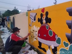 Beban Berat Kepolisian Tertuang dalam Lomba Mural di Surabaya