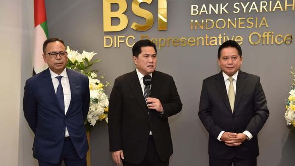 Erick Thohir Kunjungi Kantor Perwakilan BSI di Dubai