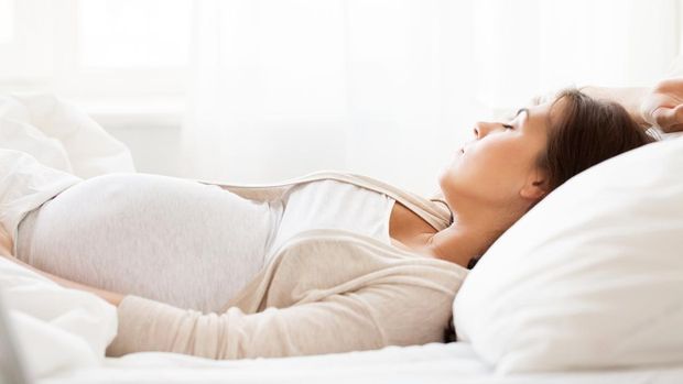Ilustrasi hamil tidur atau mimpi