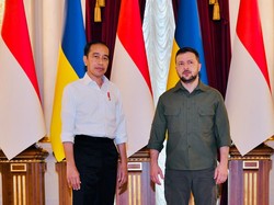 Presiden Jokowi Bertemu Presiden Ukraina di Kyiv