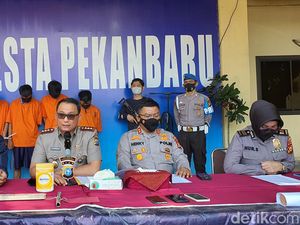 4 Geng Motor Dibekuk Polisi Usai Serang Warga Pekanbaru