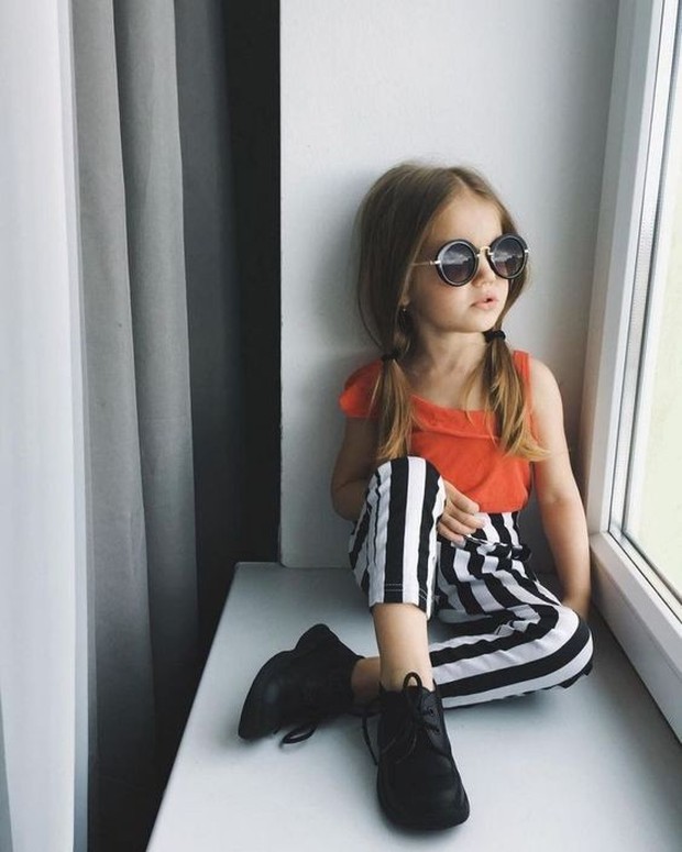 Kiat membuat anak terlihat fashionable/Foto: Pinterest.com/Eslamoda Kiat membuat anak terlihat fashionable