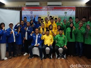 KIB PAN-PPP-Golkar Digadang-gadang Solid di Pilbup Mojokerto 2024