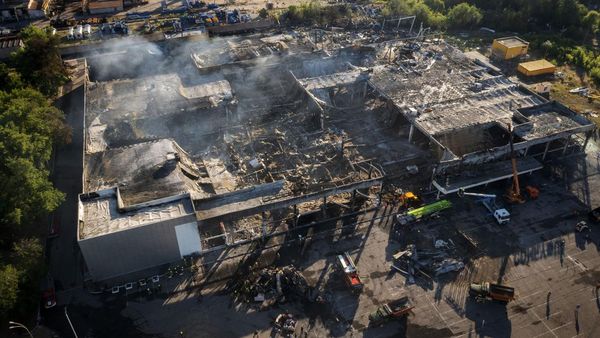 Kondisi Mal di Ukraina Luluh-lantak Usai Dirudal Rusia