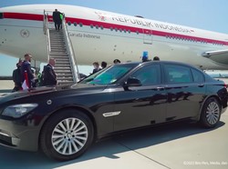 Sebelum ke Ukraina, Jokowi Dijemput Mobil Mewah Antipeluru Ini