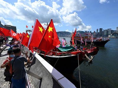 Potret Perayaan 25 Tahun Penyerahan Hong Kong dari Inggris ke China