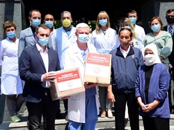 Iriana Jokowi Serahkan Bantuan Obat-obatan ke RS di Kyiv Ukraina