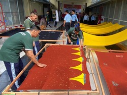 Kreatif! Narapidana Lapas Kuansing Produksi Batik Asli Kota Jalur