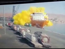 Detik-detik Tangki 25 Ton Gas Klorin Meledak di Yordania, Ratusan Orang Terluka