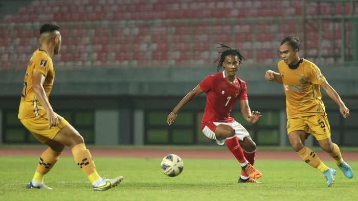 Timnas Indonesia U-19 dalam laga uji coba menjelang Piala AFF U-19 2022.