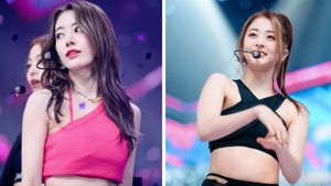 Foto: 8 Idol KPop Ikut Tren Fashion Whale Tail, Gaya Underwear Ngintip