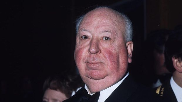 4th March 1971:  British-born film director Alfred Hitchcock (1899 - 1980) attends the Society of Film and Television Arts Awards (later named the BAFTA Awards) at the Royal Albert Hall, London.  (Photo by Mike Lawn/Fox Photos/Getty Images)