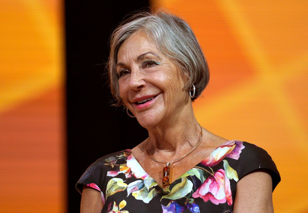 FAYETTEVILLE, AR - JUNE 1: Alice Walton, daughter of Walmart founder Sam Walton, waits onstage during the annual Walmart shareholders meeting event on June 1, 2018 in Fayetteville, Arkansas. The shareholders week brings thousands of shareholders and associates from around the world to meet at the company's  global headquarters. (Photo by Rick T. Wilking/Getty Images)