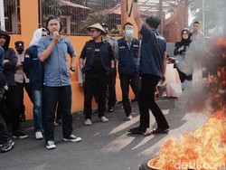 Aksi Mahasiswa Tuntut Transparansi Aset Kota di Kota Sukabumi