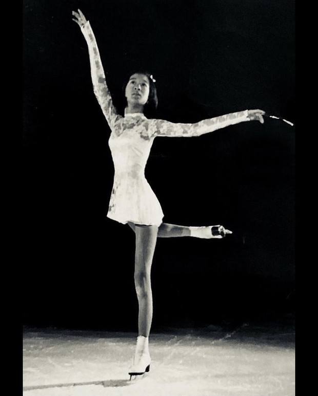 Vera Wang usia 15 tahun sebagai figure skater/