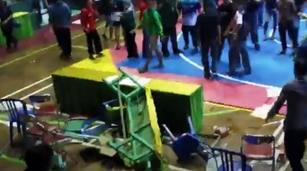 Laga silat Porprov Jatim ricuh