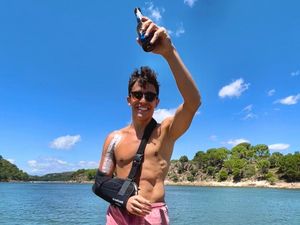 Aksi Marc Marquez Pelan-pelan Pulih dari Cedera