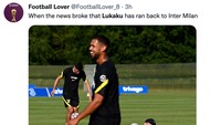 Kepindahannya ke Inter diledek. Transfer mahalnya dianggap gagal, dan sang pemain gagal move on dari Inter Milan. Mungkin begini reaksi pemain Chelsea saat tahu rekannya pulang ke Italia. (Foto: Twitter @FootballLover_8)