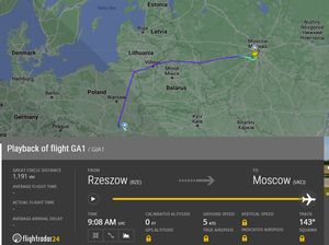Jokowi Terbang ke Rusia Hindari Langit Ukraina di Flightradar24
