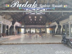 Ditinggal Ratusan Pelaku UMKM, Pudak Galeri Gresik Sepi Tak Terawat