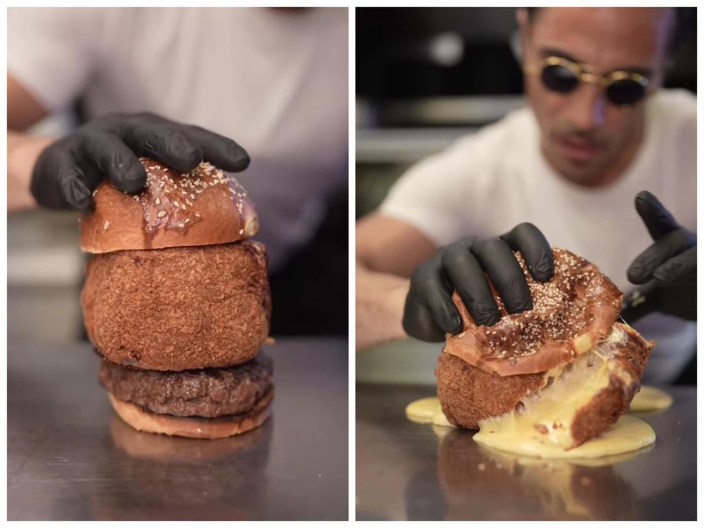 Salt Bae Dihujat Gegara Pamer Burger Keju yang Bisa Meledak Salt Bae Dihujat Gegara Pamer Burger Keju yang Bisa Meledak