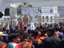 Sapma PP Geruduk Kantor Gubernur Sumut Minta Holywings Ditutup