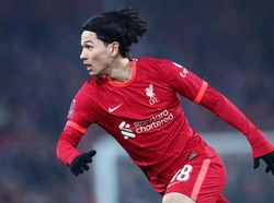 Musim panas 2020, Liverpool membeli penyerang RB Salzburg yakni Takumi Minamino. Sayangnya, Minamino kalah saing dan dilepas dua musim setelahnya ke AS Monaco (Getty Images)
