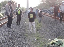 Mandor Pengecatan Rel Tewas Tersambar KA di Lamongan