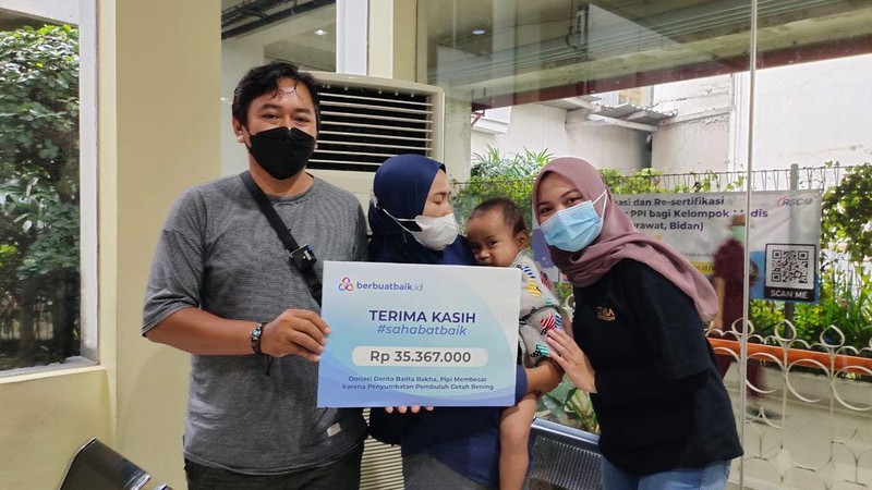 Kabar Bahagia Balita Rakha dengan Pipi Membesar, Kini Siap Operasi Plastik