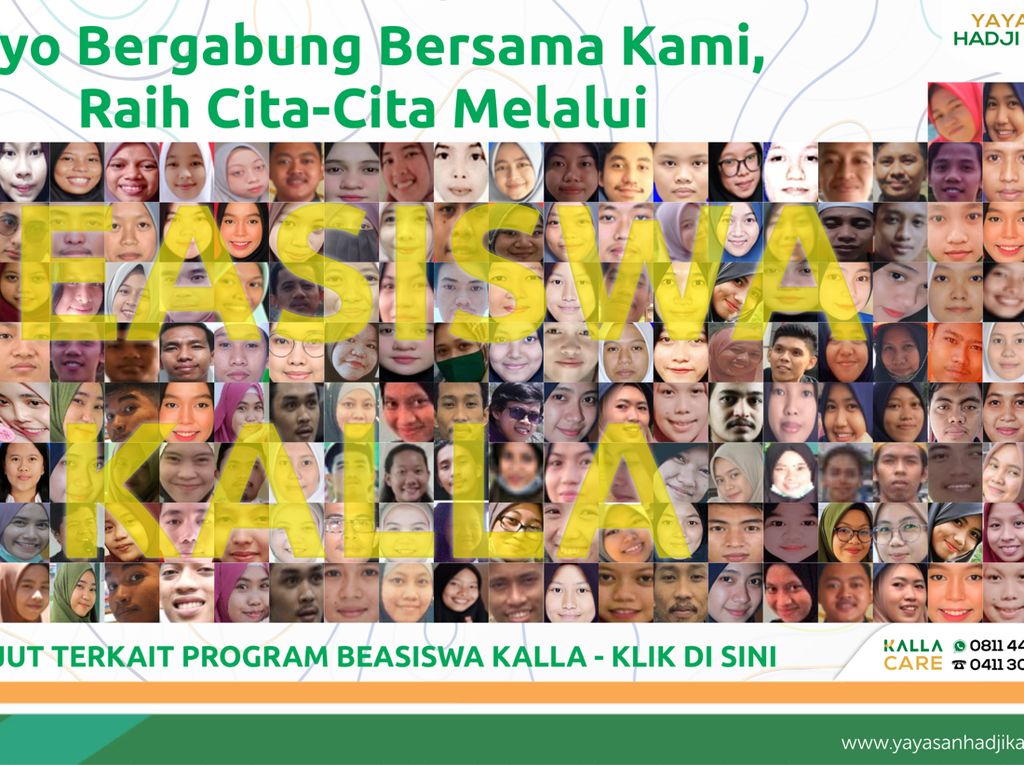 Beasiswa Kalla 2022 untuk Mahasiswa Semester 1, Ini Syaratnya Beasiswa Kalla 2022 untuk Mahasiswa Semester 1, Ini Syaratnya