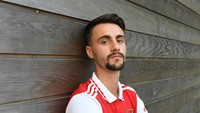 7. Fabio Vieira [Porto ke Arsenal] 34 juta paun (Rp 616 m). Foto: Arsenal FC via Getty Images/Stuart MacFarlane