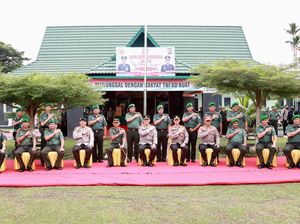 Kapolda Riau Kunjungi Makodim Inhil
