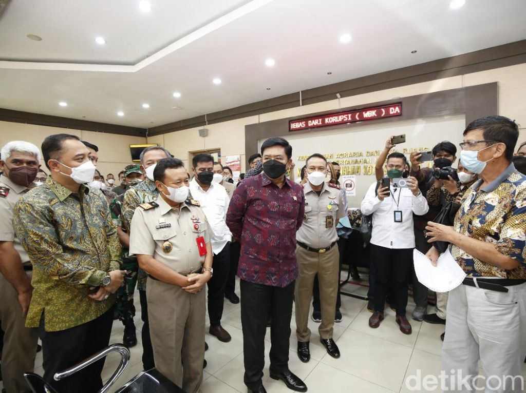 Menteri ATR/BPN ke Kantah Surabaya, Wanti-wanti soal Pungli dan Mafia Tanah