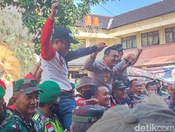 HUT Bhayangkara di Nganjuk Diwarnai Pertunjukan Reog Ponorogo