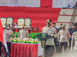 1.641 Personel Polda Metro Naik Pangkat di HUT Ke-76 Bhayangkara