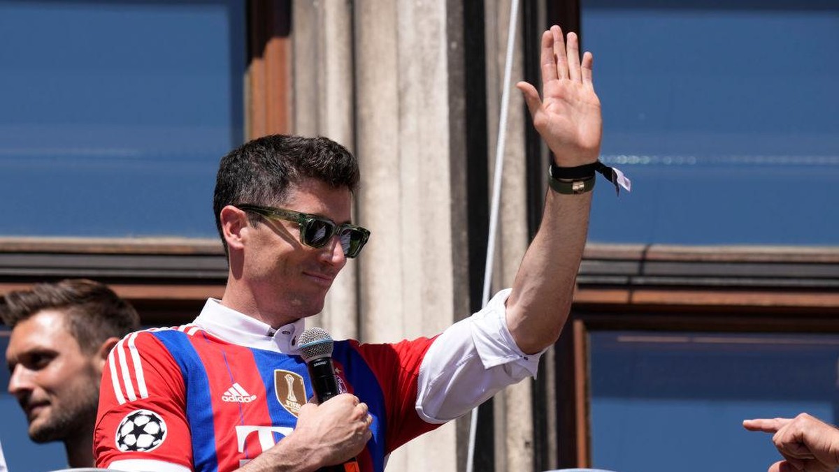 Robert Lewandowski berpisah jalan dengan Bayern Munich. (Foto: FC Bayern via Getty Images/M. Donato)